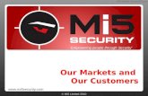 © Mi5 Limited 2010 Our Markets and Our Customers ‘Empowering people through Security’  Mi5 Market Sectors103.pptx.