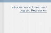 Introduction to Linear and Logistic Regression. Basic Ideas Linear Transformation Finding the Regression Line Minimize sum of the quadratic residuals.