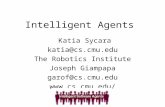Intelligent Agents Katia Sycara katia@cs.cmu.edu The Robotics Institute Joseph Giampapa garof@cs.cmu.edu softagents.