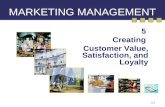 5-1 MARKETING MANAGEMENT 5 Creating Customer Value, Satisfaction, and Loyalty.