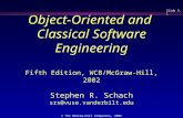 Slide 9.1 © The McGraw-Hill Companies, 2002 Object-Oriented and Classical Software Engineering Fifth Edition, WCB/McGraw-Hill, 2002 Stephen R. Schach srs@vuse.vanderbilt.edu.