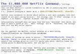The $1,000,000 Netflix Contest is to develop a " ratings prediction program “ that can beat Netflix ’ s (called Cinematch) by 10% in predicting what rating.