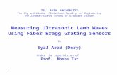 1 TEL AVIV UNIVERSITY The Iby and Aladar Fleischman Faculty of Engineering The Zandman-Slaner School of Graduate Studies Measuring Ultrasonic Lamb Waves.