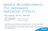 1 Geant4 Microdosimetry for Aerospace Radiation Effects Pete Truscott, Fan Lei, Clive Dyer QinetiQ Ltd, Farnborough Bart QuaghebeurRamon Nartallo BIRA,