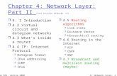 Comp 361, Spring 20054: Network Layer1 Chapter 4: Network Layer: Part II (last revision 19/04/05. v3) r 4. 1 Introduction r 4.2 Virtual circuit and datagram.