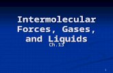 1 Intermolecular Forces, Gases, and Liquids Ch.13.