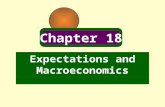 Expectations and Macroeconomics Chapter 18. 2 Introduction We have put together a complete model of aggregate demand, supply and wage adjustment.