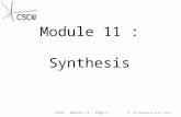 CSCW – Module 11 – Page 1 P. Dillenbourg & N. Nova Module 11 : Synthesis.