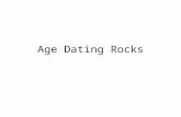 Age Dating Rocks. Two Types of Dating Relative Dating Absolute Dating.