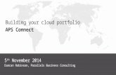 Duncan Robinson, Parallels Business Consulting 5 th November 2014 Building your cloud portfolio APS Connect.