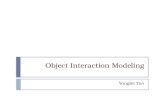 Object Interaction Modeling Yonglei Tao Sequence Diagrams 2.