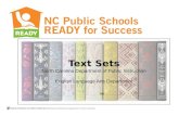 Text Sets North Carolina Department of Public Instruction English Language Arts Department.