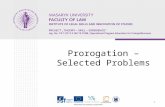 1 Prorogation – Selected Problems. Structure of the seminar Overview of present Article 23 of Brussels I Regulation Selected issues related to Article.