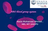ABO blood group system Nada Mohamed Ahmed, MD, MT (ASCP)i.