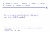 Recent methodological changes in the GAINS model M. Amann, W. Asman, I. Bertok, J. Cofala, C. Heyes, Z. Klimont, W. Schöpp, F. Wagner Meeting of the Task.