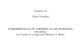 Chapter 11 Heat Transfer FUNDAMENTALS OF THERMAL-FLUID SCIENCES, 5th edition by Yunus A. Çengel and Michael A. Boles.