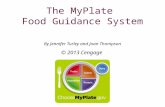 The MyPlate Food Guidance System By Jennifer Turley and Joan Thompson © 2013 Cengage.