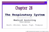 © 2009 The McGraw-Hill Companies, Inc. All rights reserved 28-1 The Respiratory System PowerPoint® presentation to accompany: Medical Assisting Third.
