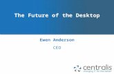 The Future of the Desktop Ewen Anderson CEO. Five key concepts and one set of directions Desktop Futures The change imperative New desktop directions.