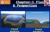 Chapter:1 Fluids & Properties Fluid Statics Fluid Dynamics.