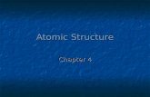 Atomic Structure Chapter 4. Dalton’s Atomic Theory All elements are composed indivisible particles called atoms All elements are composed indivisible.