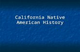 California Native American History. Origins- Native Point of View Tribal Creation Stories Tribal Creation Stories We have been here since time immemorial.