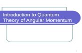 1 Introduction to Quantum Theory of Angular Momentum.