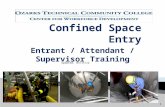 1 Entrant / Attendant / Supervisor Training Updated: 03/15/12.