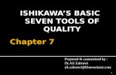 ISHIKAWA’S BASIC SEVEN TOOLS OF QUALITY 1 Prepared & customized by : Dr.Ali Zahrawi ali.zahrawi@khawarizmi.com.