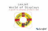 LexJet World of Displays a guide to display products and hardware.