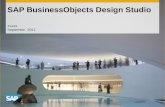 SAP BusinessObjects Design Studio Xxxxx September 2012.