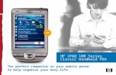 1 The perfect companion to your mobile phone to help organize your busy life. HP iPAQ 100 Series Classic Handheld PDA NEW.