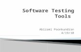 Abirami Poonkundran 4/19/10.  Goal  Introduction  Testing Methods  Explanation of Tools  Screen Shots & Demo  Comparison  Difficulties Encountered.