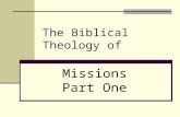 The Biblical Theology of Missions Part One. What is Biblical Theology? St. Thomas Aquinas Karl Barth.