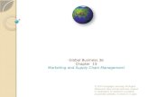 Global Business 3e Chapter 15 Marketing and Supply Chain Management © 2014 Cengage Learning. All Rights Reserved. May not be scanned, copied or duplicated,