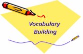 VocabularyBuilding. Why Learn Vocabulary? Even if your grammar is excellent, you just won't be able to communicate your meaning without a wide vocabulary.