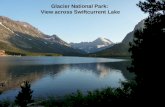 Glacier National Park: View across Swiftcurrent Lake.