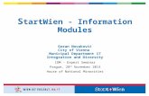 S tartWien - Information Modules Goran Novaković City of Vienna Municipal Department 17 Integration and Diversity IOM - Expert Seminar Prague, 28 th November.