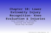 © 2010 McGraw-Hill Higher Education. All rights reserved. Chapter 10: Lower Extremity Injury Recognition- Knee Evaluation & Injuries Core Concepts in Athletic.