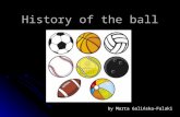 History of the ball by Marta Galińska-Falaki. Today every child, every age or gender, have one or more balls – material balls with a bell inside, ping-pong.