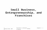 © Prentice Hall, 2005Excellence in Business, Revised Edition Chapter 5 - 1 Small Business, Entrepreneurship, and Franchises.