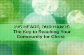 HIS HEART, OUR HANDS The Key to Reaching Your Community for Christ.