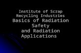 Institute of Scrap Recycling Industries Basics of Radiation Safety and Radiation Applications.