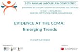 EVIDENCE AT THE CCMA: Emerging Trends Avinash Govindjee.