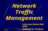 31/08/05Network Traffic Management1 Network Traffic Management LtCdr Samit Mehra (05IT 6018) Guided By Dr. SK Ghosh.