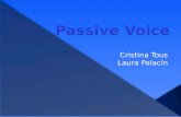  When is used passive voice?  Active voice Passive voice  Passive voice in present tenses  Passive voice in future tenses  Passive voice in future.