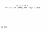 Section 14.5 Activation Energy and Temperature Bill Vining SUNY Oneonta.