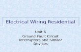 Electrical Wiring Residential Unit 6 Ground Fault Circuit Interrupters and Similar Devices Unit 6 Ground Fault Circuit Interrupters and Similar Devices.