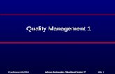 ©Ian Sommerville 2004Software Engineering, 7th edition. Chapter 27 Slide 1 Quality Management 1.