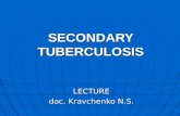 SECONDARY TUBERCULOSIS LECTURE doc. Kravchenko N.S.